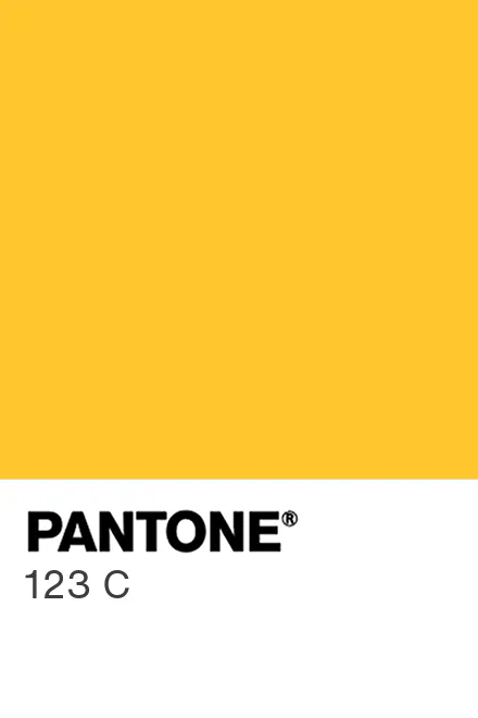 PANTONE 123 C